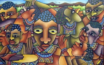 African Painting - masila1 from Africa